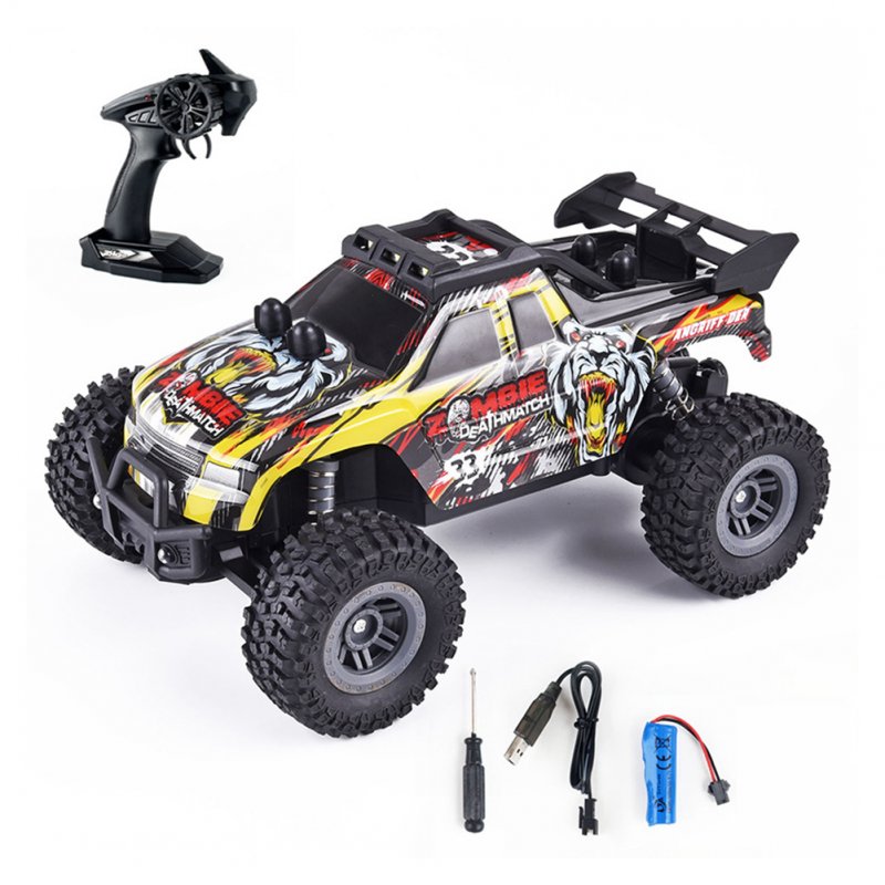 1:18 Remote Control Drift Car Toy High Speed Off-road Climbing Car Model Boys Toys Yellow