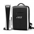 Eva Host Storage  Bag Multifunction Shockproof Shoulder Bag Gamepad Accessories Host Travel Portable Backpack Compatible For Ps5 black