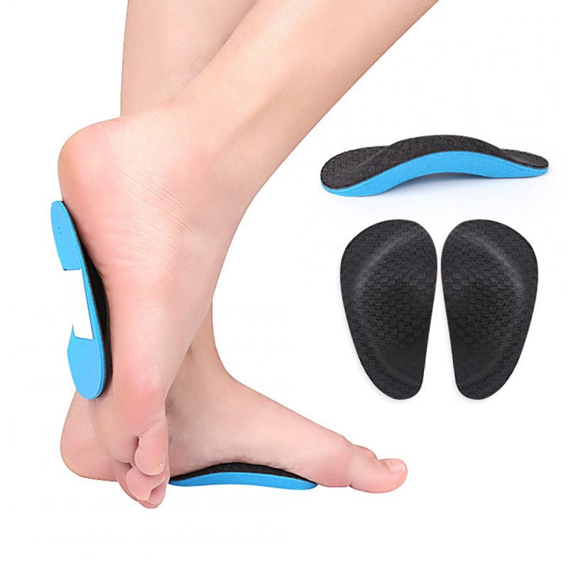 Eva Shock Absorption Sport Orthotic  Insoles Flat Arch Support Half Pad Orthopedic Foot Pad Shoe Insoles For Children Grown Up grown up
