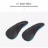 Eva Shock Absorption Sport Orthotic  Insoles Flat Arch Support Half Pad Orthopedic Foot Pad Shoe Insoles For Children Grown Up grown up