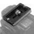 Ex Pro PU60 60x40mm Quick Release Arca Swiss Benro Plate Ballhead Tripod black