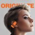 Excelay Ari9 Bluetooth Headphone Sound Conduction Stereo Sound Noise Reduction Wireless Headset orange Kit