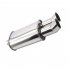 Exhaust Tips Muffler Dual Outlet Stainless Steel Exhaust Muffler Pipes Straight Through Performance Exhaust Tip Exhaust Pipe Automobile Accessories XH EP053 SL 