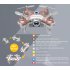 Explore the world from up high with the CX 10W Mini Wi Fi Drone coming with an FPV camera and weighing only 17 grams 