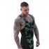 Explosion Muscle Fitness Camouflage Vest Male Breathable Quick Drying Spandex Men s Casual Outdoor Movement Vest Green camouflage M