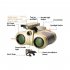 Exquisite Binocular with Light Night Scope Toy for Kids