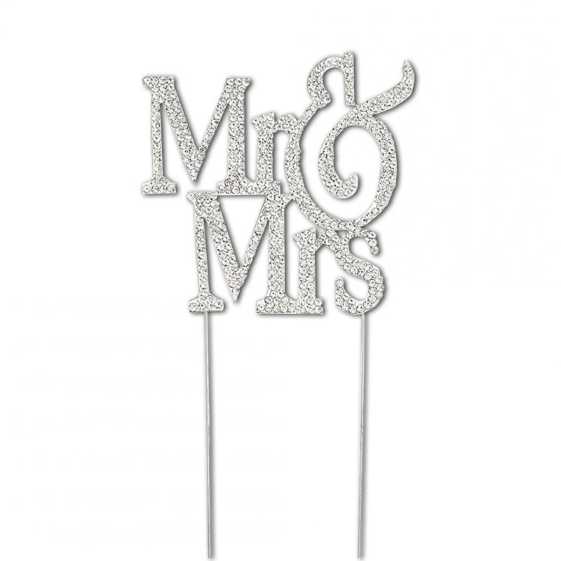Exquisite Crystal Decorating Cake Topper