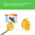 Extendable Handheld Selfie Stick Bluetooth Wireless Mobile Phone Mount Adapter 360 degree Rotating Black