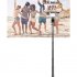 Extended Wireless Selfie Stick With Double Fill Light Adjustable Phone Holder Multifunctional Selfie Stick Cell Phone Stand Compatible For IOS Android Smart Pho