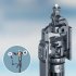 Extension Rod Adjustable Selfie Stick Tripod Aluminum Alloy Extendable Stick Portable Phone Tripod Telescopic Stand Black