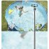 Extension Rod Adjustable Selfie Stick Tripod Aluminum Alloy Extendable Stick Portable Phone Tripod Telescopic Stand Black