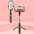 Extension Tripod Rod Aluminium Alloy Extendable Stick Adjustable Telescopic Selfie Stick With Remote Control Portable Lightweight Extendable Selfie Stick Phone 
