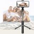 Extension Tripod Rod Aluminium Alloy Extendable Stick Adjustable Telescopic Selfie Stick With Remote Control Portable Lightweight Extendable Selfie Stick Phone 