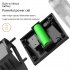Exterior Waterproof Wall Light 1200mah Battery Solar Powered Garden Fence Led Light Outdoor Cold White