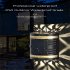 Exterior Waterproof Wall Light 1200mah Battery Solar Powered Garden Fence Led Light Outdoor Cold White