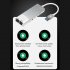 External Audio Converter USB Audio Adapter External Stereo Sound Card 7 1 5 1 Channel Audio Sound Decoder Converter SPDIF Optical For Laptop Desktop PC grey