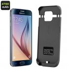 External Battery Case for Samsung Galaxy S6 giving you 4700mAh of additional battery life 