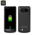 External Battery Case for Samsung S7 has 4200mAh Capacity brining yuou loads of extra usage time  great for those long journeys and weekend breaks