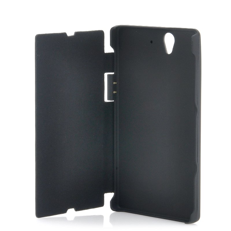 Battery Case with Flip Cover for Sony Experia