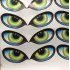 Eye Print Car  Stickers Car Reflective Stickers For Rear View Mirrors Side Windows 14 8CM pair