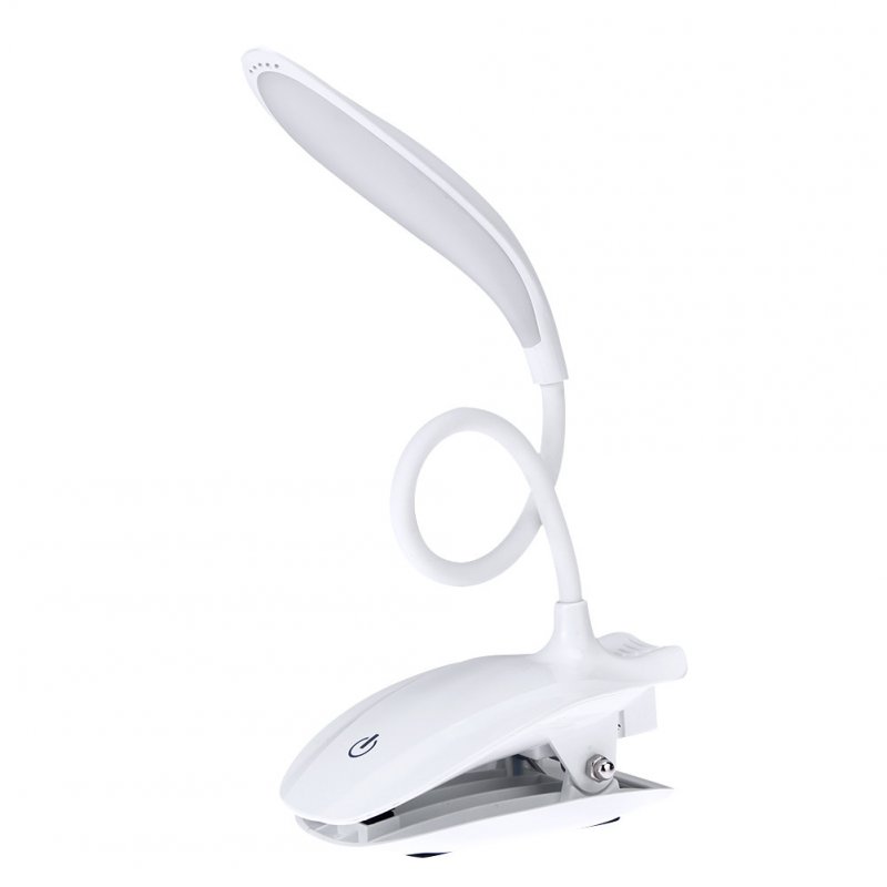 Eye Protection LED Table  Clip Lamp For Bedroom Living Room Children Learning Light White