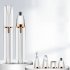 Eyebrow Trimmer   Facial Hair Removal For Women  Rechargeable Hair Remover Eyebrow Hair Shaver For Eyebrow Nose Lips Face Armpit Body White   4 replacement head
