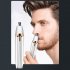 Eyebrow Trimmer   Facial Hair Removal For Women  Rechargeable Hair Remover Eyebrow Hair Shaver For Eyebrow Nose Lips Face Armpit Body White   4 replacement head