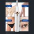 Eyebrow Trimmer   Facial Hair Removal For Women  Rechargeable Hair Remover Eyebrow Hair Shaver For Eyebrow Nose Lips Face Armpit Body Dark blue   4 replacement 