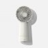 F 1 3 Speed Fan With Strong Wind Speed Magnetic Charging Large Capacity Long Battery Life white