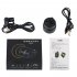 F01 Water Leakage Detector Wireless Pickup Sound Collector Amplifier Professional Wall Pipeline Leakage Detection black