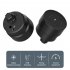 F01 Water Leakage Detector Wireless Pickup Sound Collector Amplifier Professional Wall Pipeline Leakage Detection black