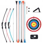 F021 Children Archery Bow Arrow Sets Fiberglass Practice Bow Entertainment
