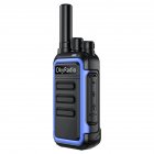 F1 Mini Wireless Civil Walkie-talkie 5w 4800mah 16 Channels Portable Waterproof Interphone For Factory Scheduling Self-driving Tour blue US Plug