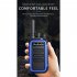 F1 Mini Wireless Civil Walkie talkie 5w 4800mah 16 Channels Portable Waterproof Interphone For Factory Scheduling Self driving Tour blue US Plug