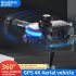 F1 Pro Drone 4k Gps Fpv 3 Shaft Gimbal 5g Wifi Obstacle Avoidance Brushless Motor Rc Quadcopter Black 2 Batteries