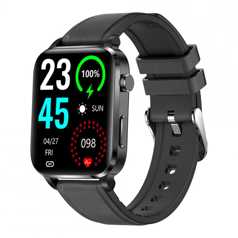 F100 Smart Watch Touch Screen Heart Rate Blood Oxygen Monitoring Sports Bracelet