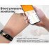 F10C Color Screen Smart Bracelet Heart Rate Blood Pressure Intelligent IP68 Waterproof Bracelet  Black red