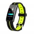 F10C Color Screen Smart Bracelet Heart Rate Blood Pressure Intelligent IP68 Waterproof Bracelet  dark green