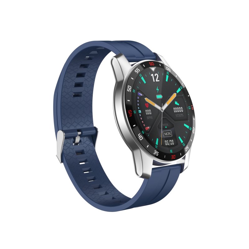 F12 Pro Bluetooth 5.0 Sports Smartwatches Color Display 280mah 24h Real Time Heart Tate Monitoring Smartwatch blue
