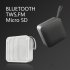 F12 Wireless Speaker Multi functional Portable Long Endurance TWS Mini Speaker With FM Radio Plug In Card Slot Black 500mAh HD