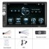 F13 1 Din Car Radio 7 Inch HD Screen Bluetooth Multimedia Video Mp5 Player for Carplay Black