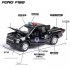 F150 Simulation 1 32 Open Door with Sound Light Off Road Alloy Police Car Model Toys  black