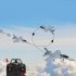 F16 RC Airplane 2 4g 4ch 6 Shaft One Key Aerobatic Fixed Wing RC Aircraft 365mm Wing Span Epp Foam RC Glider