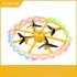 F181 Intelligent Fixed Height Dazzling Light Uav  Toys Obstacle Avoidance Gesture Remote Control Aircraft Collision resistant Anti fall Aircraft Foam   color bo