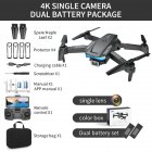 F185 Aerial Photography Drone With Three-sided Automatic Obstacle Avoidance Aircraft Hd 4k Pixel Dual-lens Remote Control Aircraft Black Single Lens 4K 2 Battery