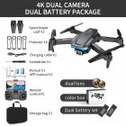 F185 Aerial Photography Drone With Three-sided Automatic Obstacle Avoidance Aircraft Hd 4k Pixel Dual-lens Remote Control Aircraft Black Dual Lens 4K 2 Battery