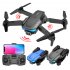 F185 Aerial Photography Drone With Three sided Automatic Obstacle Avoidance Aircraft Hd 4k Pixel Dual lens Remote Control Aircraft Blue Dual Lens 4K 3 Battery