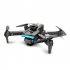 F185 Pro Mini Drone 4k HD Camera 3 Sided Obstacle Avoidance Foldable Quadcopter RC Helicopter Black 3 Batteries
