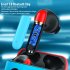 F2 Bluetooth compatible  5 0  Headphones Low Latency Noise Cancelling Sports In ear Earbuds Long Battery Life Gaming Wireless Tws Headset blue