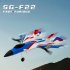 F22 Remote Control Plane 2 4g Radio Control 3d Glider Epp Foam RC Airplane Toys White Blue